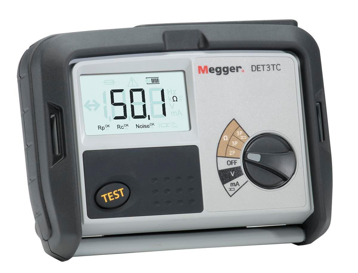 Jordingstestare DET3TC Megger - AVANCERAD JORDTESTARE MEGGER 3-PISTE CAT IV 100V IP54