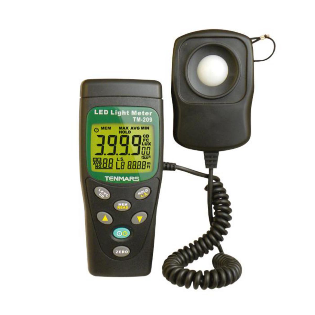 Ljusmätare TM-209 Tenmars - LJUSINTENSITETSMÄTARE TENMARS TM-209