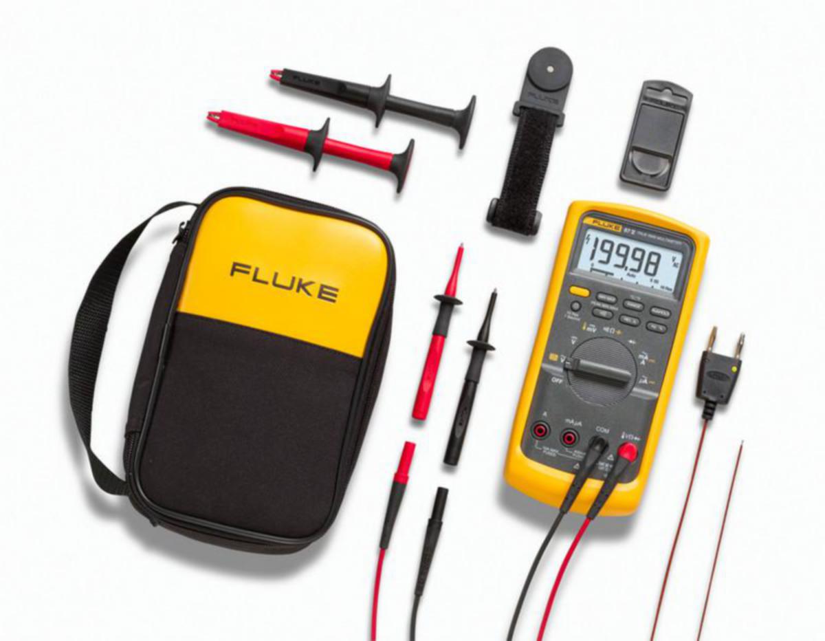 Multimeterkit digital DMMS 87-5/E2 Fluke - MULTIMETER DIGITAL KOMBINATION FLUKE-87-5/E2 COMBO