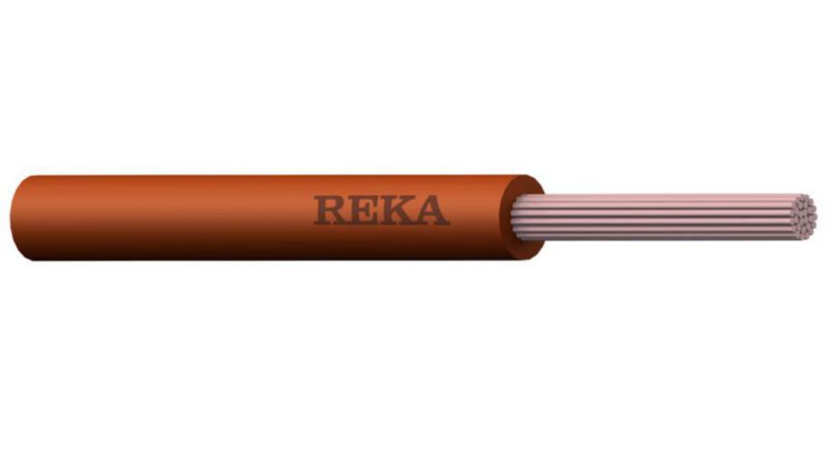 Installationsledning Reka MKEM90 H07V2-K Eca - INST.LEDNING. VÄRMEB. REKA MKEM 90 1.5 BRUN Eca R250