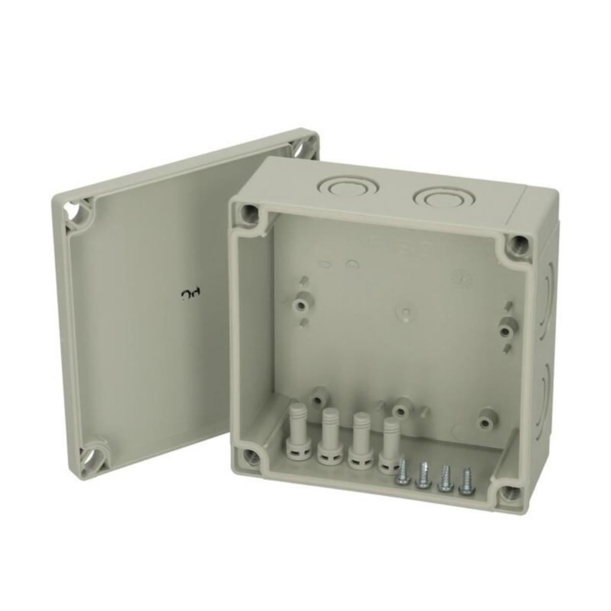 Kapsling MNX PCM 130x130 Fibox - INSTALLATIONS KAPSLING PC PCM 125/60 G