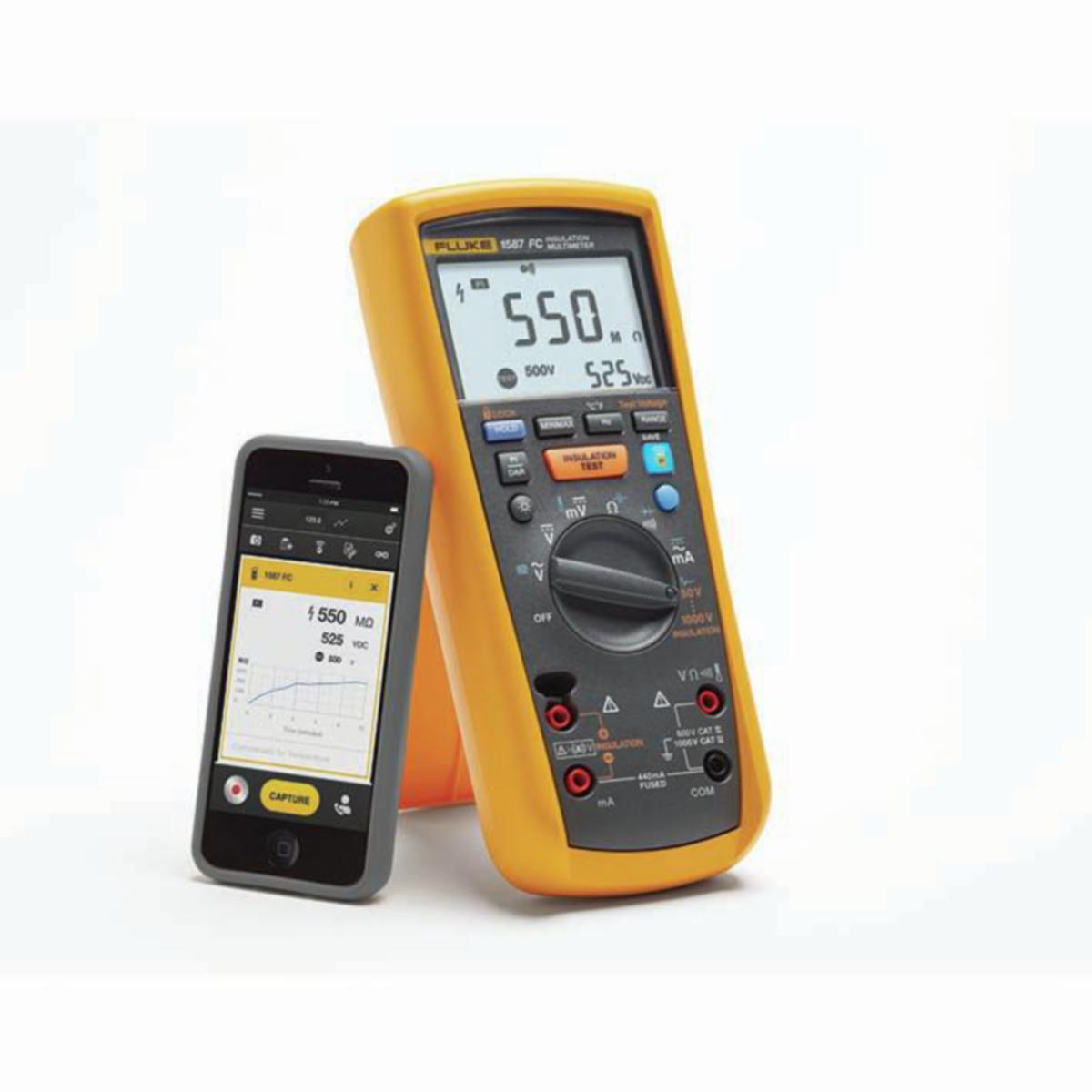 Multimeter EPROD 1587 FC Fluke - MULTI-MÄTARE EPROD FLUKE-1587 FC