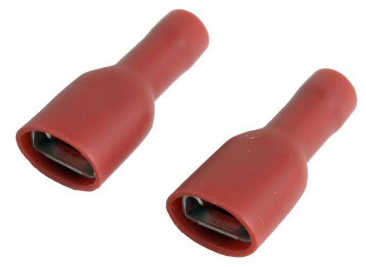 Flatstifthylsa helisolerad hona Elematic - FLATANSLUTNING ELEMATIC 0.25-1.5mm2 6.6mm/0.8 IS 100st