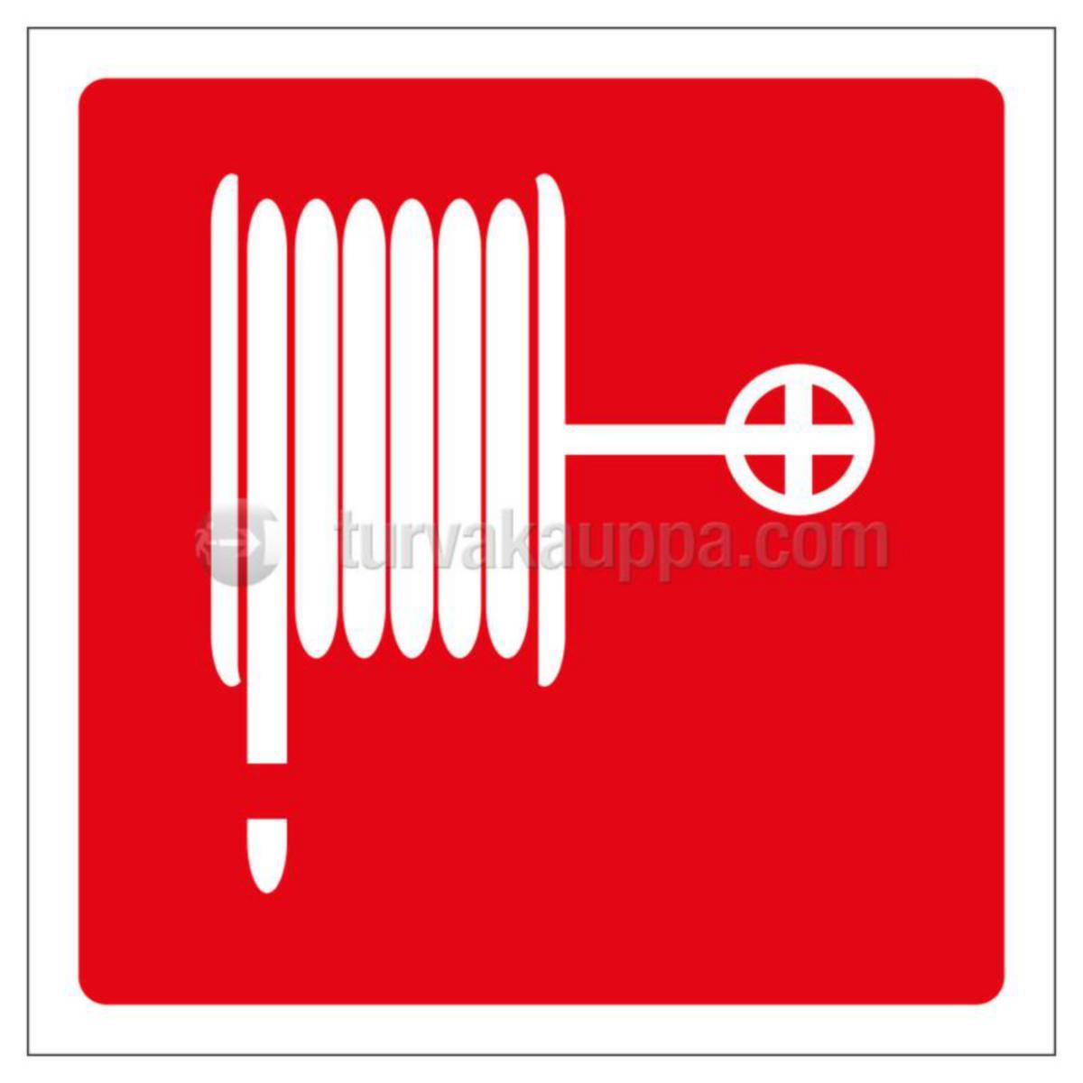 Skylt, plast Palo ST - MARKERINGSSKYLT ST BRANDPOST 200x200mm PLAST RÖD