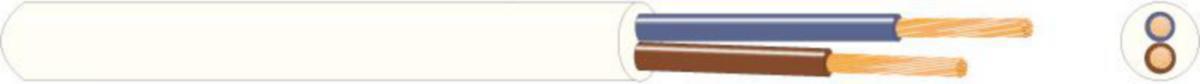 Installationskabel Kajote MSOY - FLEX INSTALLATIONSKABEL DRAKA MSOY H03VV-F 2x0.75 VIT B100