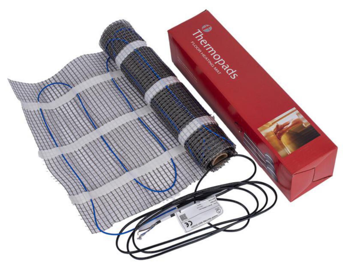 Värmekabelmatta SFHMT-TP, Thermopads - VÄRMEKABELMATTA THERMOPADS SFHMT-TP 4M X 0.5M 200W 2 M2