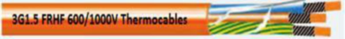 Installationskabel Thermo FRHF - INSTALLATIONSKABEL-FRHF THERMO FRHF 3X1.5 S 500V E90 PU D500