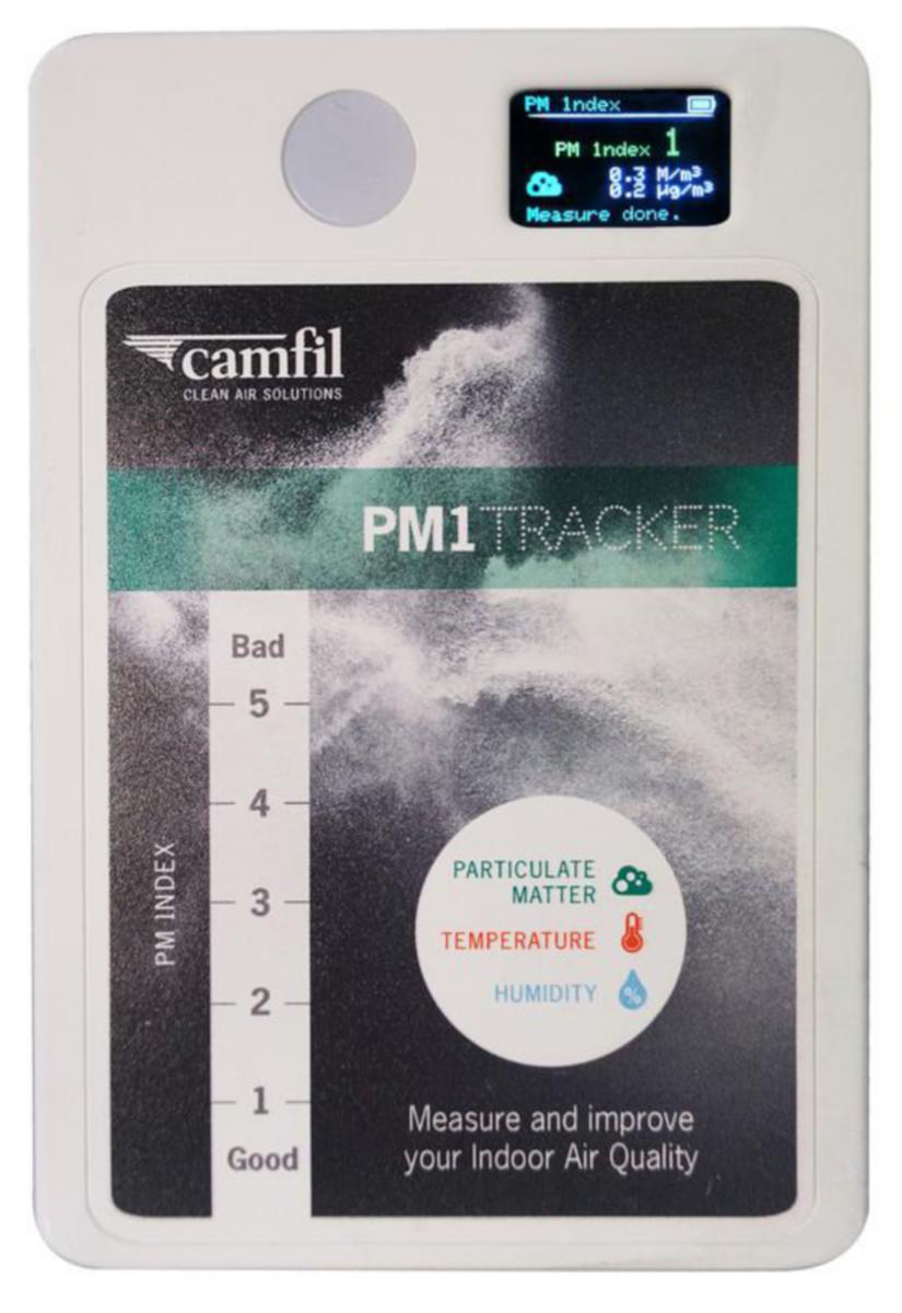 Partikelmätare PM1 Tracker Camfil - OMGIVNINGSMÄTARE PM1 TRACKER PARTIKELMÄTARE