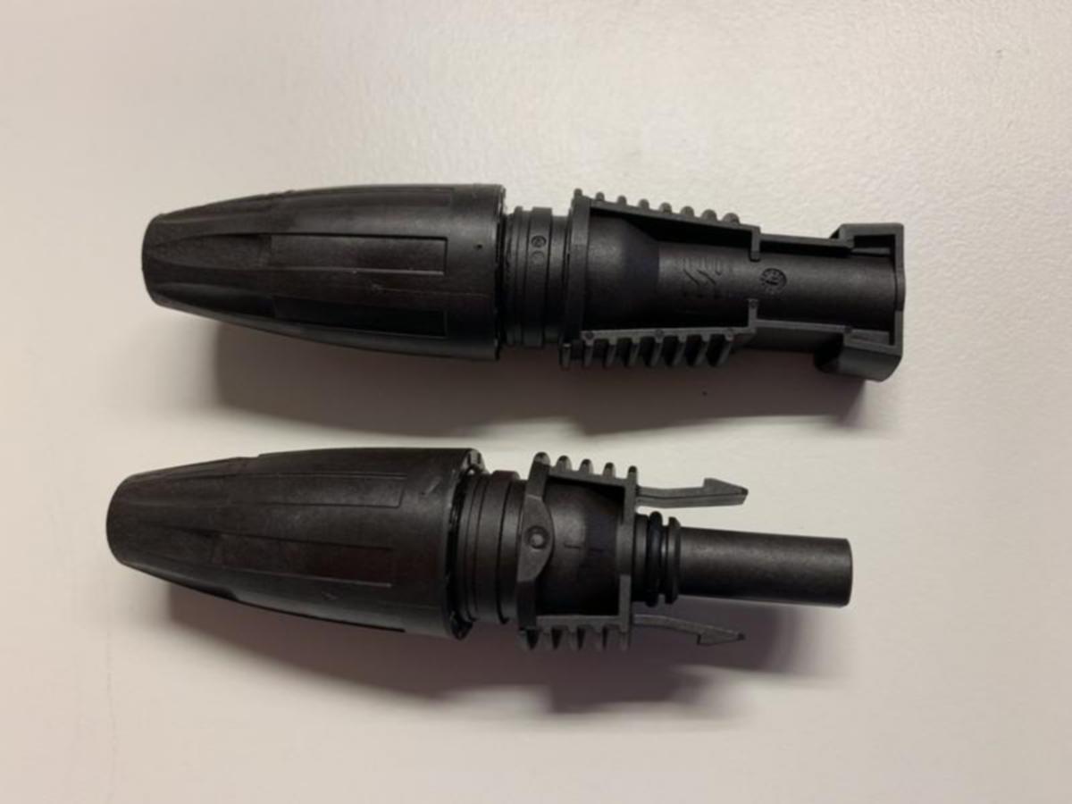 Tillbehör till solpaneler -Kontaktdon för kablar SW - INSTALLATIONSMATERIAL SET MC4 KOPPLINGSTYCKE