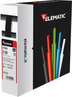 Krympslang i låda tunnväggig svart Elematic