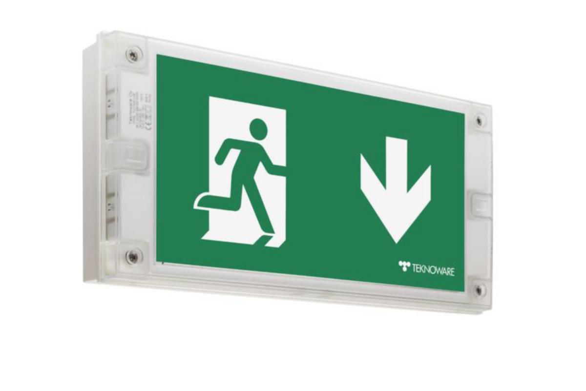 Nödutgångsarmatur Teknoware Solid Exit - EXITARMATUR TWT3041WK 24VAC/DC IP65