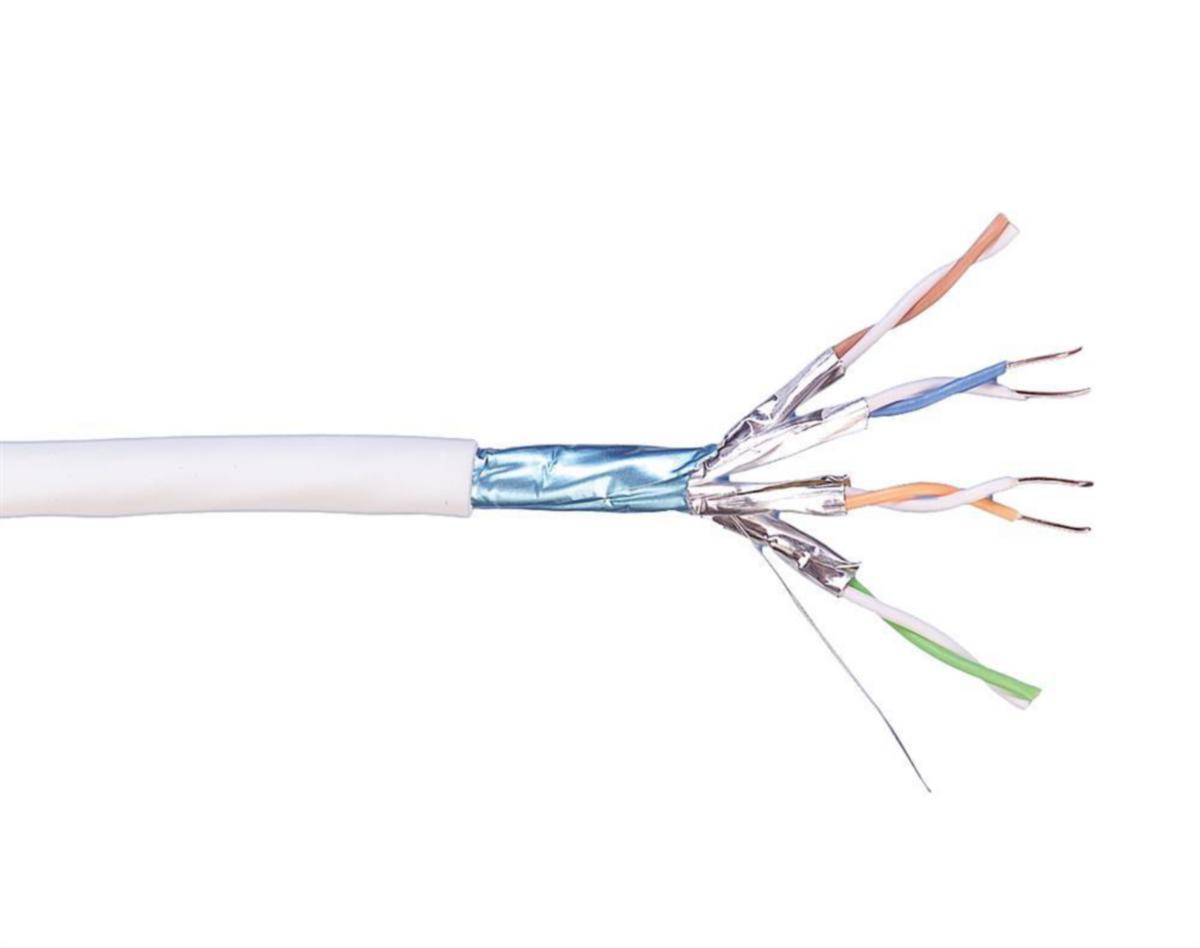 Nätverksdatakabel Netconnect CAT7 F/FTP DCA Siam - NÄTVERKSDATAKABEL-CAT7 SIAM NETCONNECT F/FTP DCA K500 VIT