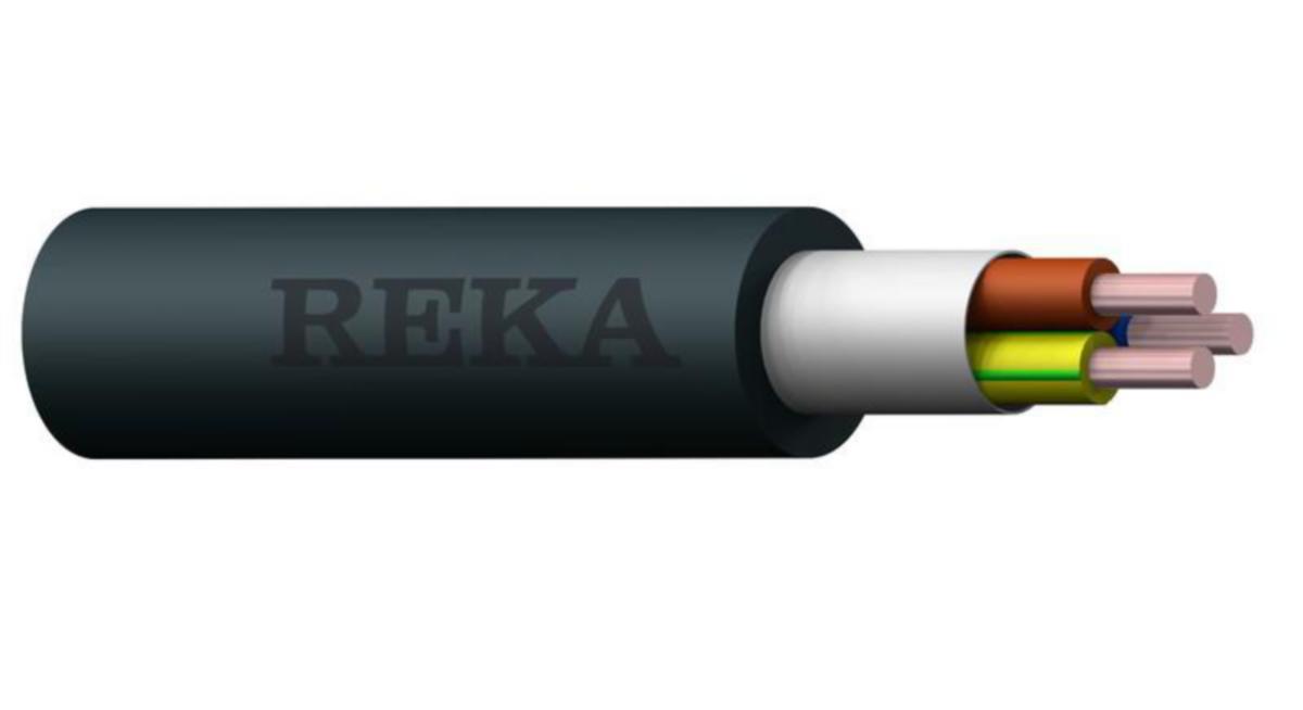 Installationskabel Reka EQQ LiteRex svart Dca - INSTALLATIONSKABEL-HF REKA EQQ LITEREX SV 3G1.5 DCA R50