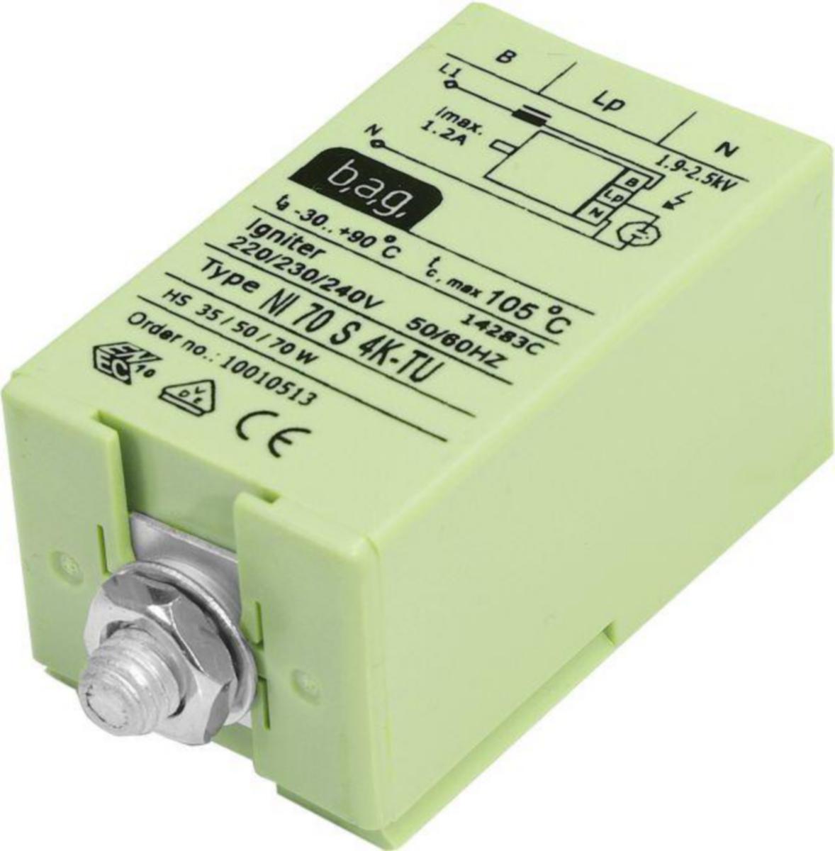 Tändare för urladdningslampa BAG NI - TÄNDDON BAG NI 70 S 4K-TU