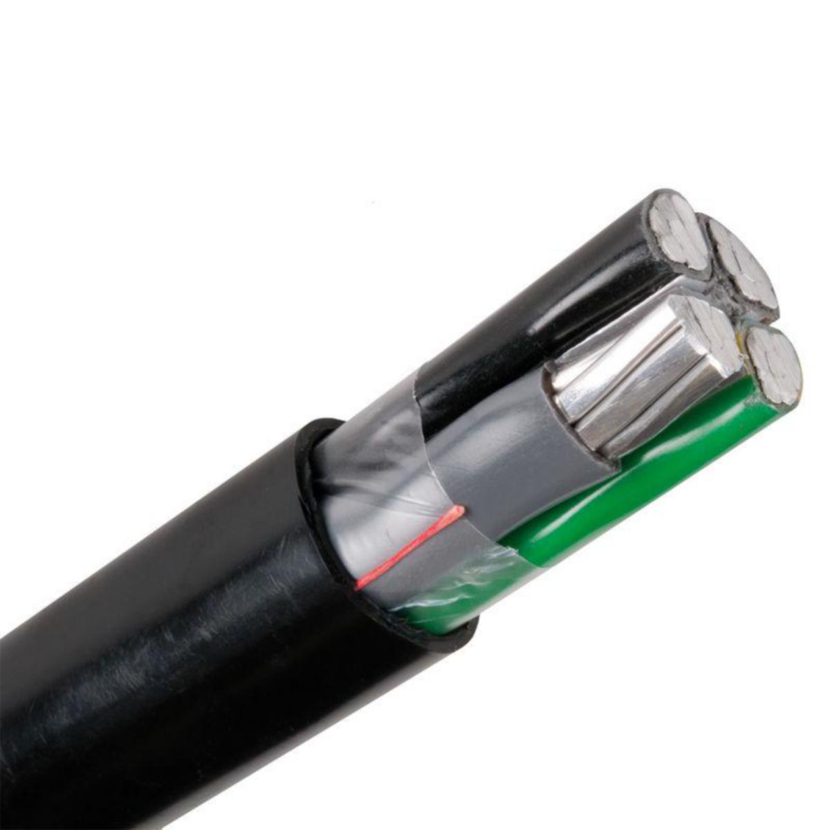 Aluminiumkraftkabel Nexans AXMK-PE - ALUMINIUMJORDKABEL NEXANS AXMK-PE 4G25 S SM 0.6/1 KV