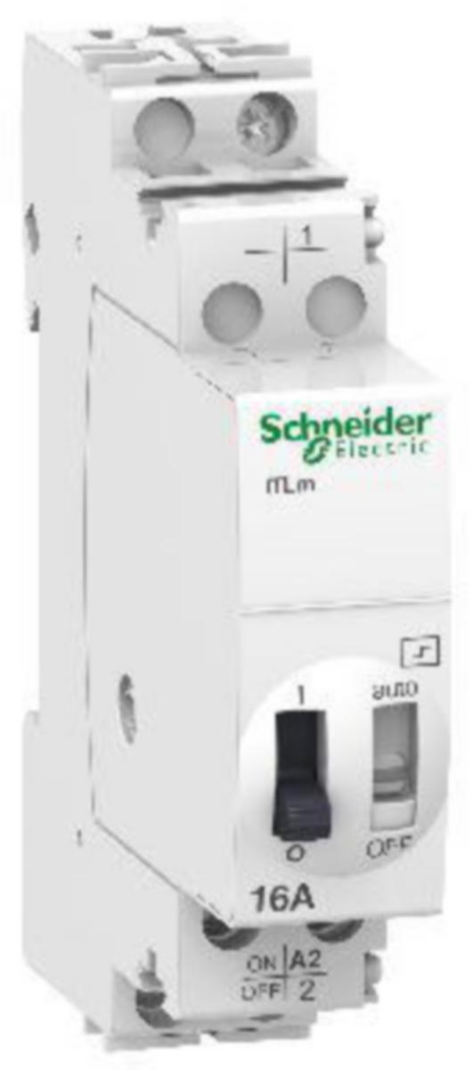 Impulsrelä Schneider Electric Acti 9 central kontroll - TRYCKRELÄ ACTI9 ITLM FAST IMP.RELÄ 16A 1S 230V