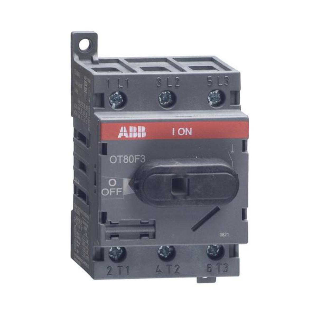 Effektbrytare vippa ABB 3-Polig OT - LASTBRYTARE ABB OT80F3 80A 3-POL