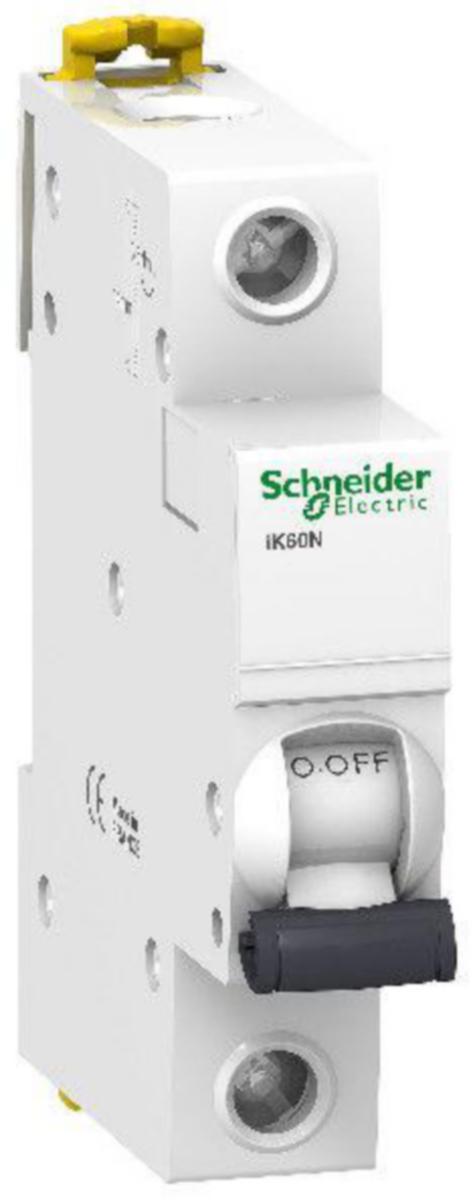 Minibrytare Schneider Electric Acti 9 B-karakteristik 1-pol 6kA - DVÄRGBRYTARE ACTI9 IK60N 1x10A/B/6kA