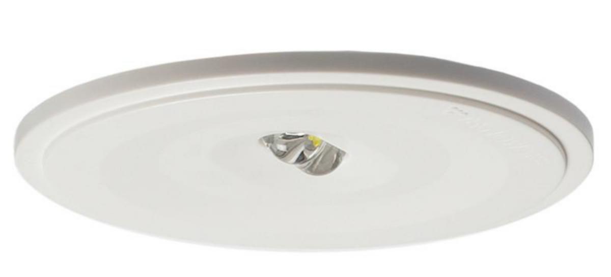 Nödbelysning Teknoware Linespot II Lowbay rund - NÖDLJUSARMATUR TWT1453WA 230VAC IP20 3H