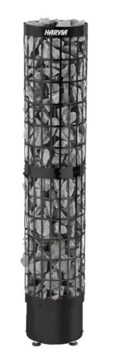 Bastuaggregat golvmodell Harvia Cilindro - BASTUUGN HARVIA CILINDRO PC66E BLACK STEEL