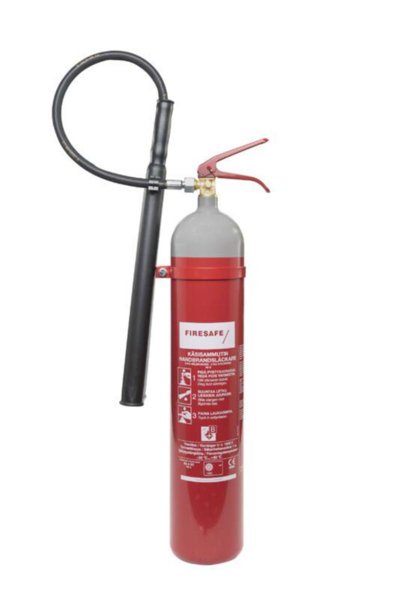 Koldioxid brandsläckare Kidde 5kg CO2 89B ST - BRANDSLÄCKARE KIDDE 5 KG CO2 89B ST KOLOXID