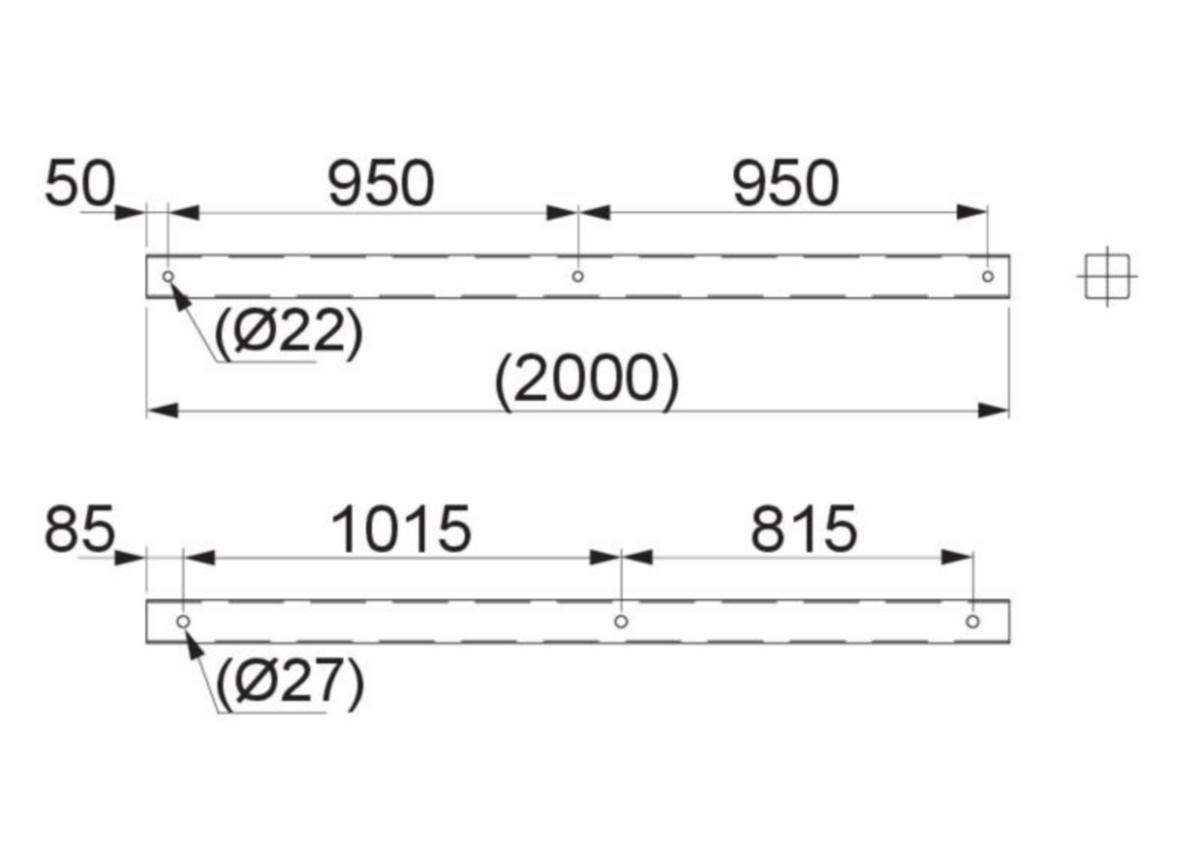 Regelbalk Ensto UN - REGELTILLBEHÖR ENSTO UN SH70 20kV